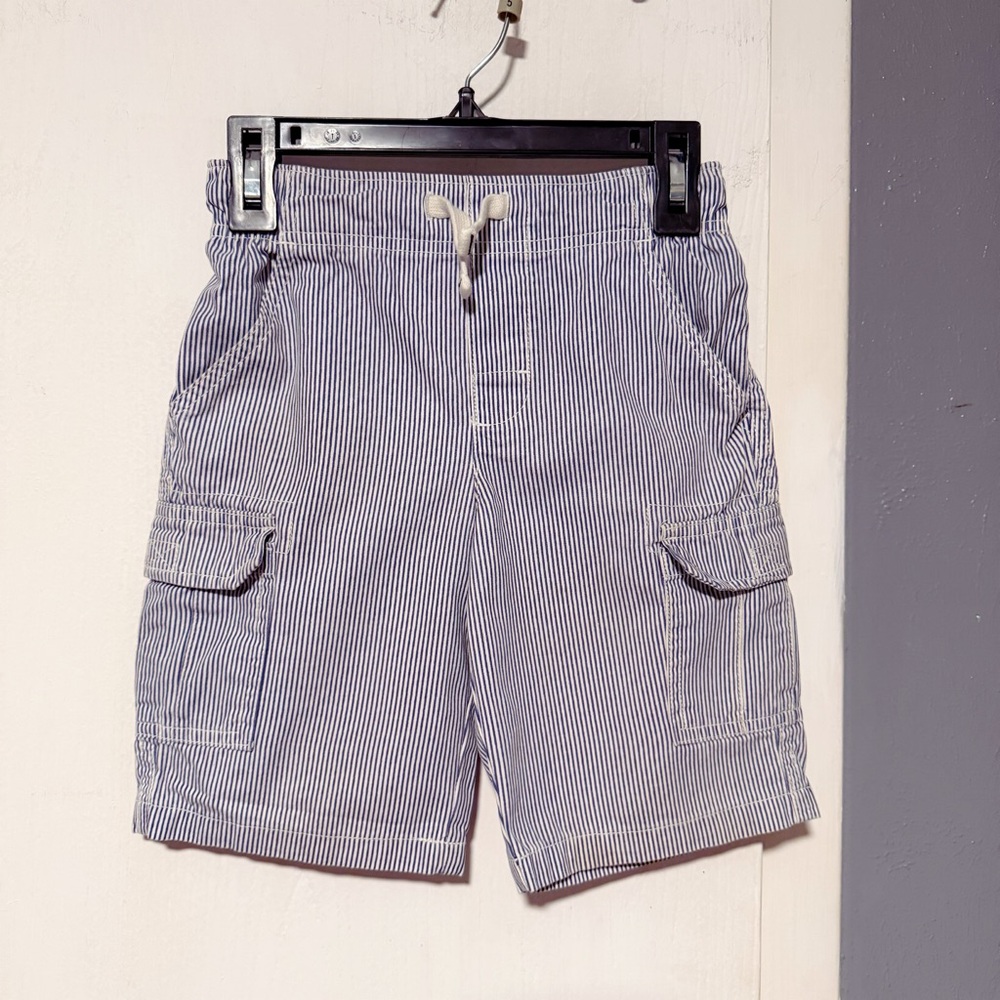 Carter's Navy and White Cargo Shorts
